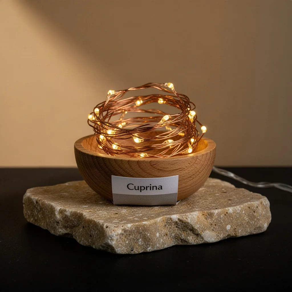 Cuprina Spun Copper Wire Warm Light String