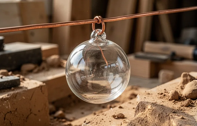 Evaluating Glass Weight and Wall Thickness in Blown Ornaments